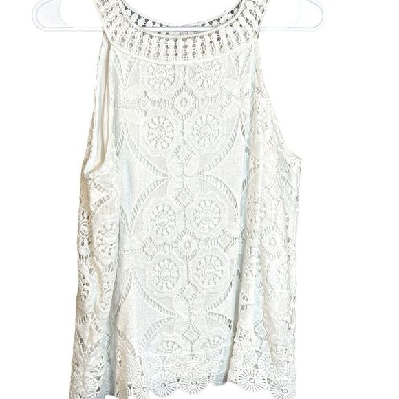 Adiva Lace Sleeveless Top - Picture 1 of 4